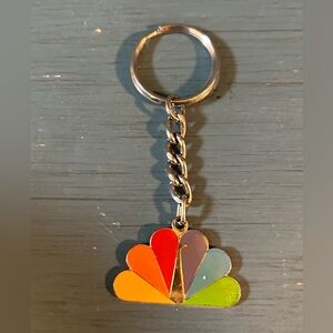 Vintage/Rare NBC Peacock Logo Keychain
